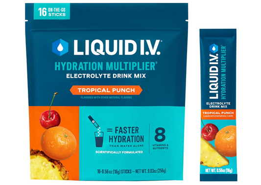 Liquid I.V.® Hydration Multiplier - Tropical Punch | Electrolyte Powder Drink Mix (Bin F)